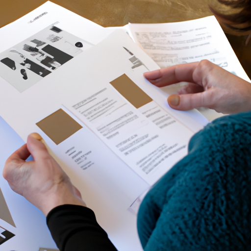 3. תמונה של מעצבת שעובדת על פריסת אתר