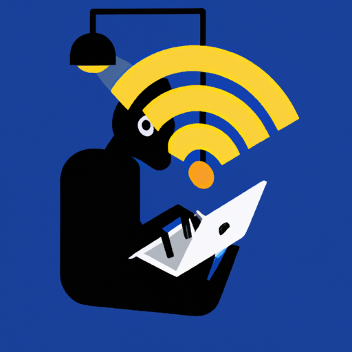 איור המתאר את הסכנות הפוטנציאליות של רשתות WiFi לא מאובטחות